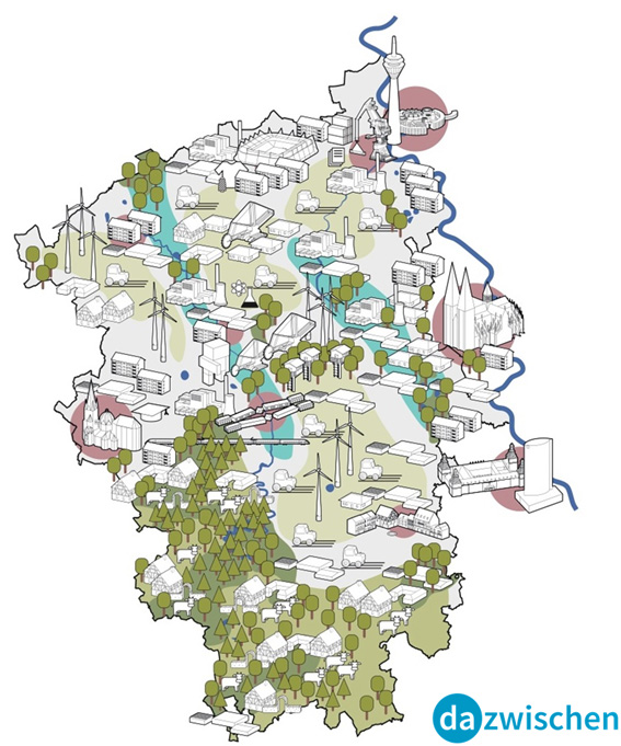 Raumbild des Rheinischen Reviers